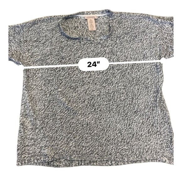 Philosophy black & white sweater XXL 2XL pullover long sleeve cotton - Picture 6 of 7